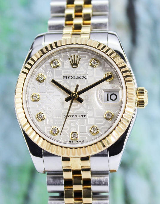 (image for) A ROLEX MID SIZE OYSTER PERPETUAL DATEJUST / 178273